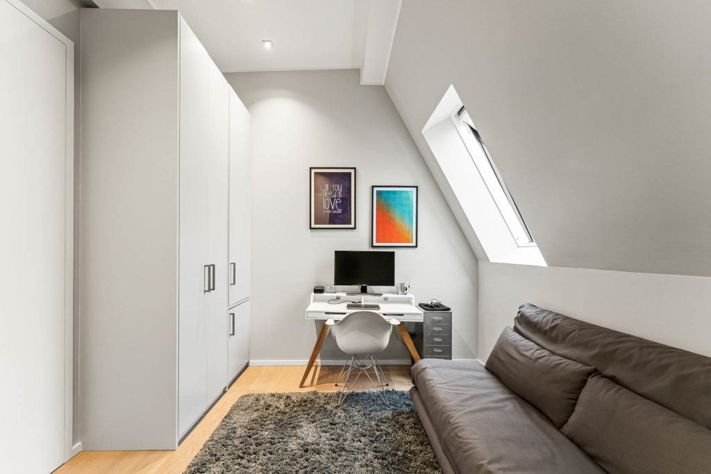 Immobilien Fotografie für den Verkauf einer Loft Wohnung. Immobilienfotograf Schweiz - Zürich. Innenaufnahmen