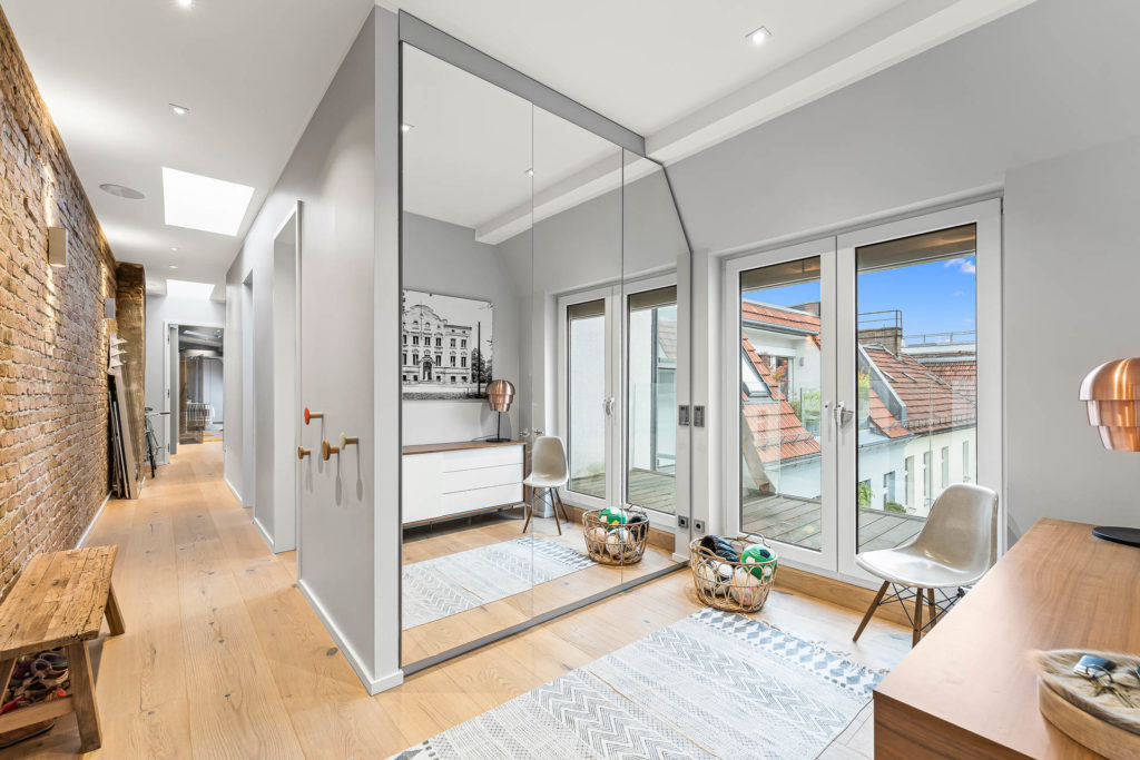 Immobilien Fotografie für den Verkauf einer Loft Wohnung. Immobilienfotograf Schweiz - Zürich. Innenaufnahmen