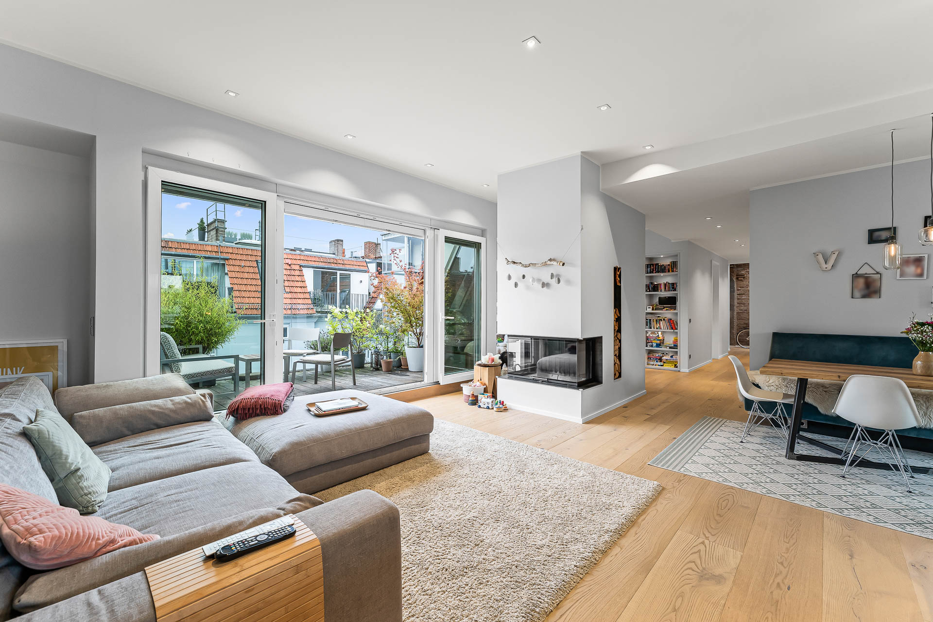 Immobilien Fotografie für den Verkauf einer Loft Wohnung. Immobilienfotograf Schweiz - Zürich. Innenaufnahmen