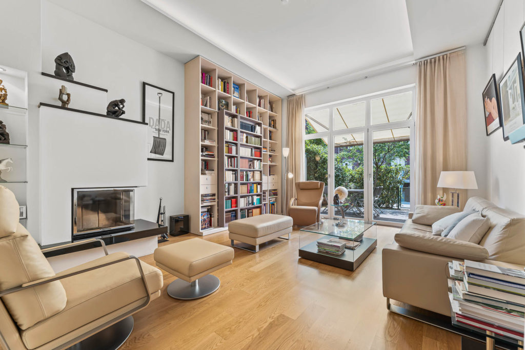 Immobilien Fotografie für den Verkauf von einem Townhouse. Immobilienfotograf Schweiz - Zürich. Innen- und Aussen Aufnahmen