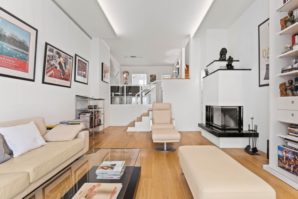 Immobilien Fotografie für den Verkauf von einem Townhouse. Immobilienfotograf Schweiz - Zürich. Innen- und Aussen Aufnahmen