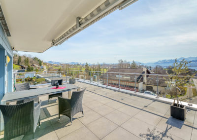 Immobilienfotografie - Penthouse Loft Apartment Zürich mit Seesicht - Ivo Gretener Fotografie